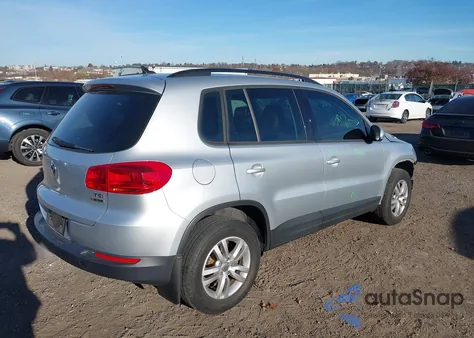 2017 Volkswagen Tiguan 2.0T/2.0T S из США, поврежденный, VIN WVGBV7AX7HK030378